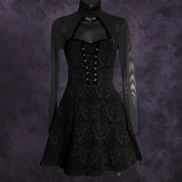 Killstar Anabelle Party Dress - Picture 2 of 9